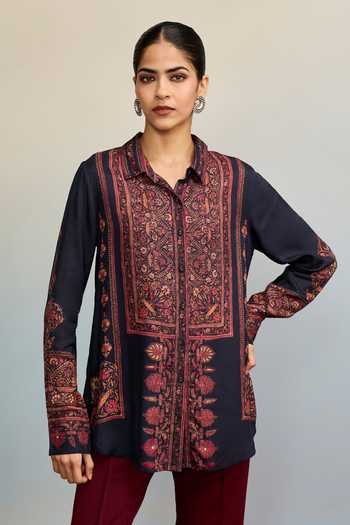 Ritu Kumar Hiyaa Paisley Print Shirt