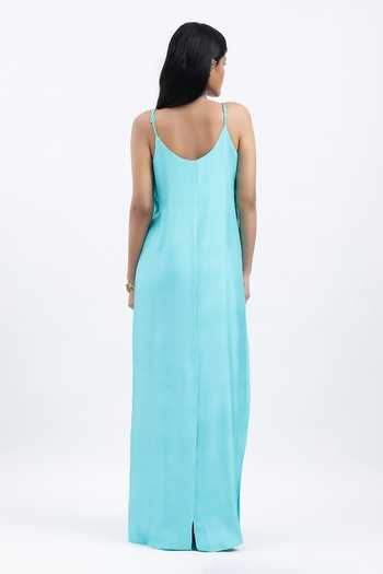 AK-OK Draped Maxi Dress