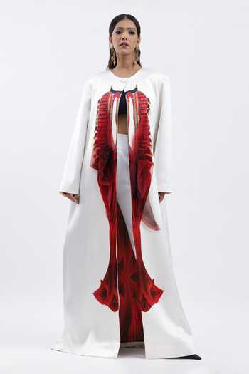 AK-OK Elongated Statement Jacket 