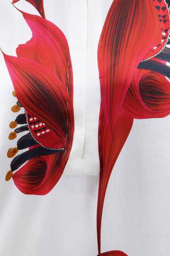 Buy AK-OK Ivory Silk Round Neck, Yes Printed Straight Kurta And Trouser Set Online at Aza Fashions Buy_AK-OK_Ivory Silk Round Neck, Yes Printed Straight Kurta And Trouser Set _Online_at_Aza_Fashions