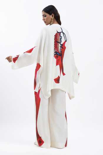 AK-OK Printed Boxy Kurta With Trouser