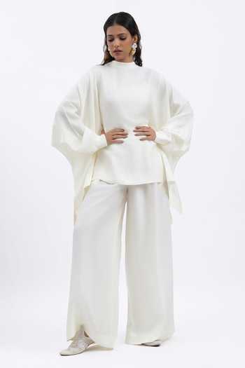 AK-OK Silk Boxy Kurta & Pant Set