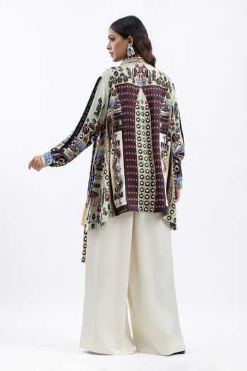 AK-OK Geometric Print Shirt