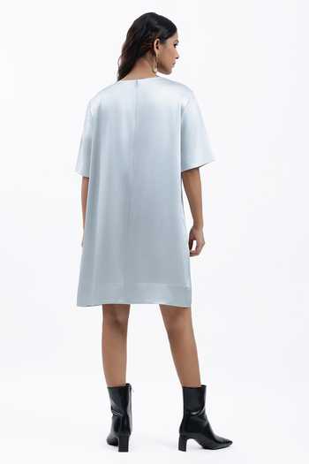 AK-OK Printed Short Dress
