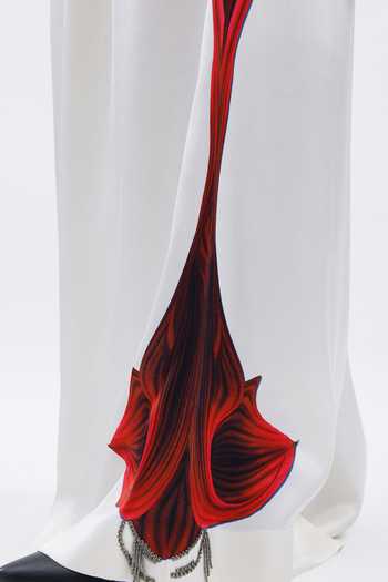 AK-OK Ivory Fluid Wide Legged Pant Online at Aza Fashions AK-OK_Ivory Fluid Wide Legged Pant _Online_at_Aza_Fashions