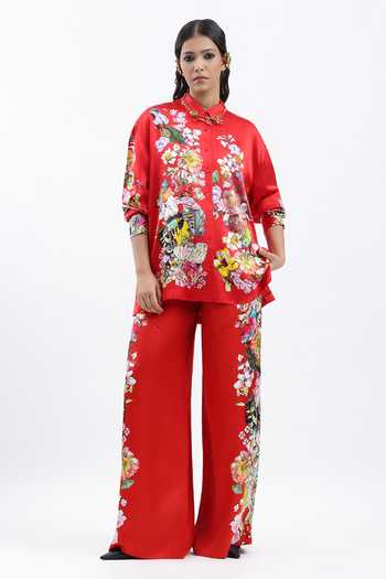 AK-OK Placement Printed Trouser