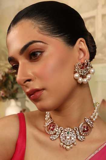 Xago Cubic Zirconia Cluster Stud Earrings 