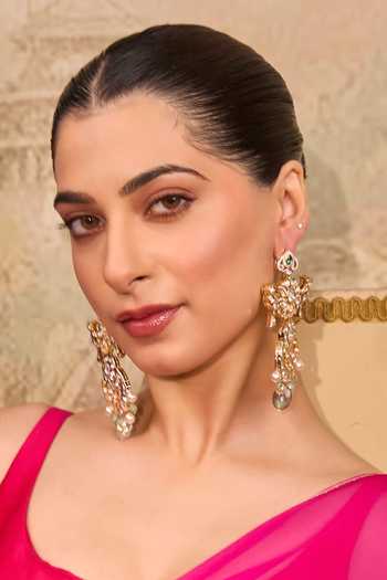 Xago Polki & Pearl Tiered Statement Earrings 