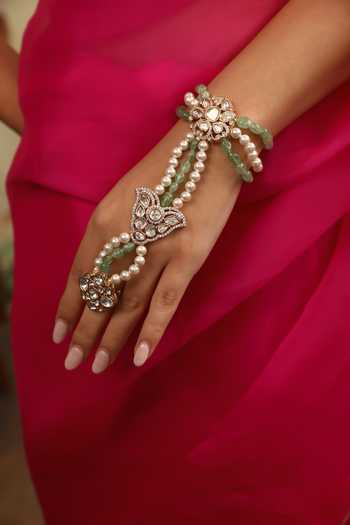 Xago Kundan Polki & Pearl Hathphool 