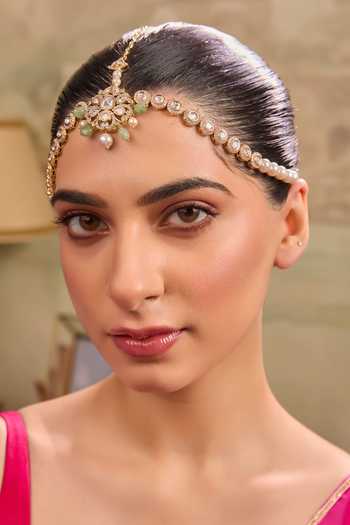 Xago Kundan & Pearl Studded Mathapatti
