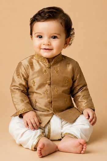 Byb Premium Hand Embroidered Kurta & Dhoti Pant Set 