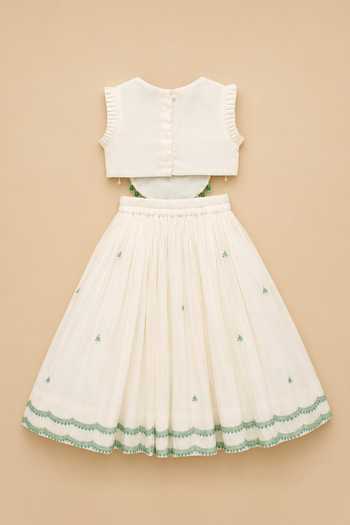 Byb Premium Hand Embroidered Lehenga Set 