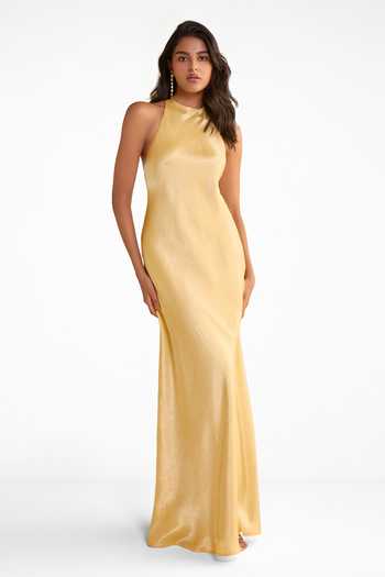 Dash And Dot Halter Neck Dress 