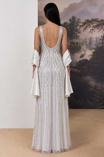 Geisha Designs Elara Sculpted & Embellished Gown 