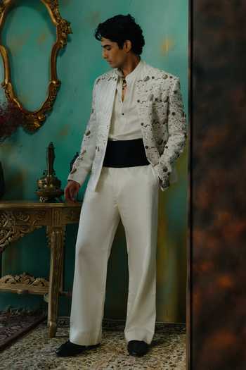 Jatin Malik Saanjh Embroidered Jacket & Kurta Set