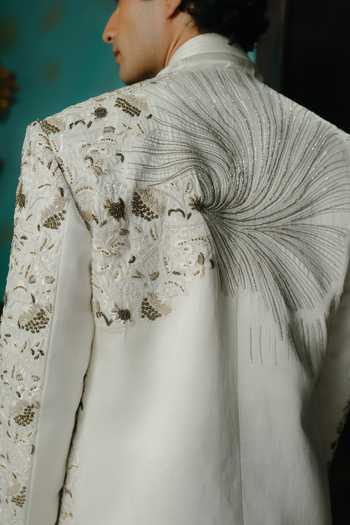 Jatin Malik Saanjh Embroidered Jacket & Kurta Set