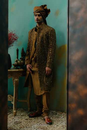 Jatin Malik Yamuna Embroidered Sherwani Set