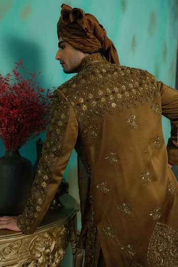 Jatin Malik Yamuna Embroidered Sherwani Set