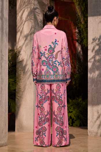 Nautanky Gulabi Printed Shirt & Pant Co-ord Set 
