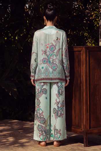Nautanky Shabnam Printed Shirt & Pant Co-ord Set 