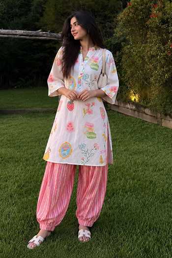 Poppi Floral Print Kurta & Salwar Set 