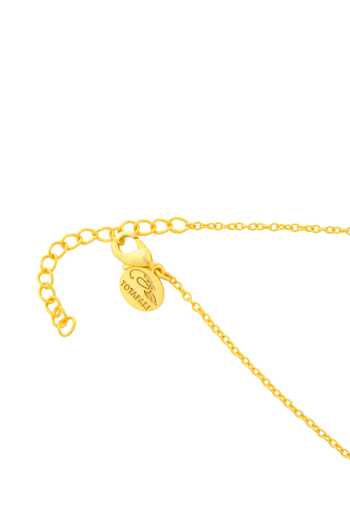 Totapari Gold Plated Corbett Bee Eater Bird Pendant Necklace Online at Aza Fashions Totapari_Gold Plated Corbett Bee Eater Bird Pendant Necklace _Online_at_Aza_Fashions