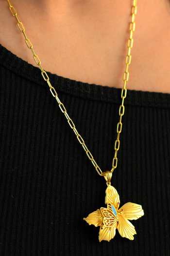 Totapari Corbett Kachnaar Pendant Necklace 