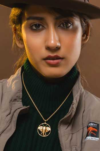 Totapari Corbett Dhikala Tusker Pendant Necklace 