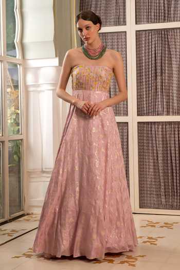 Névoh Zari Work Anarkali With Dupatta 