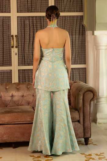 Névoh Zari Embroidered Kurta Set 