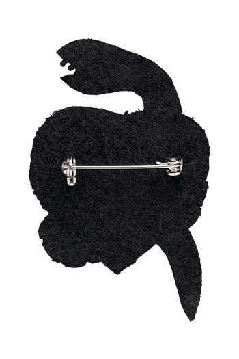 Buy Apt Forever Black Slithering Snake Brooch Buy_Apt Forever_Black Slithering Snake Brooch