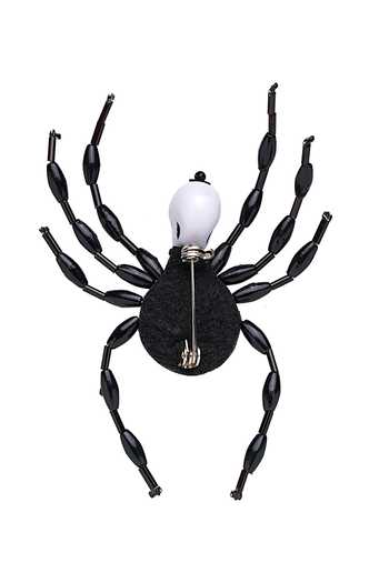 Apt Forever Skully Spider Brooch