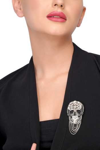 Apt Forever Regal Skull Brooch 