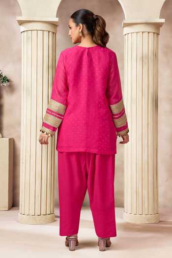 Arje India Cotton Silk Kurta & Salwar Set 