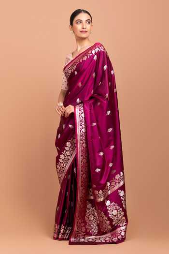 Devissha Floral Butti Woven Saree 