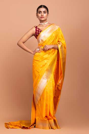Devissha Tanchoi Woven Banarasi Silk Saree 