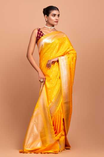 Devissha Tanchoi Woven Banarasi Silk Saree 