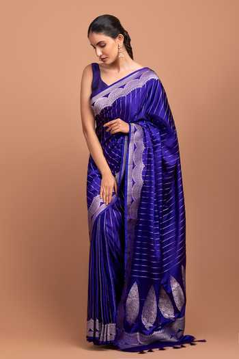 Devissha Zari Stripe Woven Saree