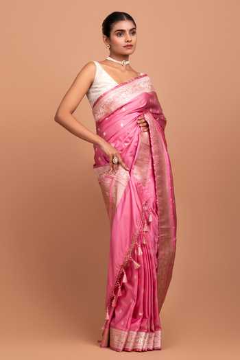 Devissha Zari Butti Woven Banarasi Silk Saree