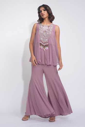 Shruti S Embroidered Kurta & Sharara Set 