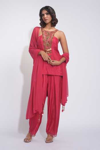 Shruti S Embroidered Kurta Salwar Set 