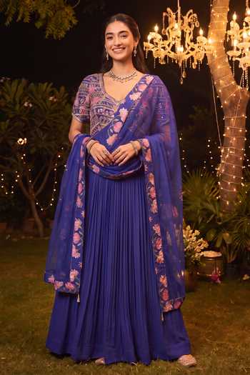 Seams Pret And Couture Mehfil Embroidered Anarkali With Dupatta 