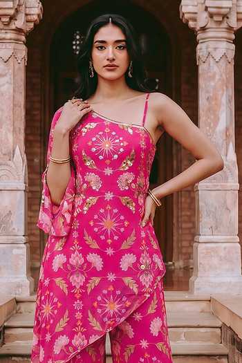 Seams Pret And Couture Zareen Printed Kurta & Pant Set 