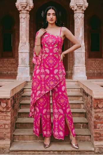 Seams Pret And Couture Zareen Printed Kurta & Pant Set 