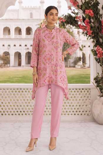 Seams Pret And Couture Zuni Floral Print Shirt & Pant Set 