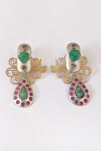 Suhani Pittie Empire Builder Gemstone Earrings 