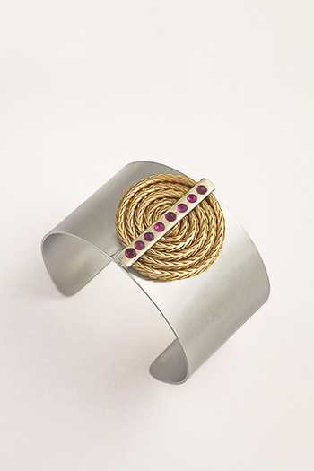 Suhani Pittie Caesar Coil Spiral Cuff Bracelet