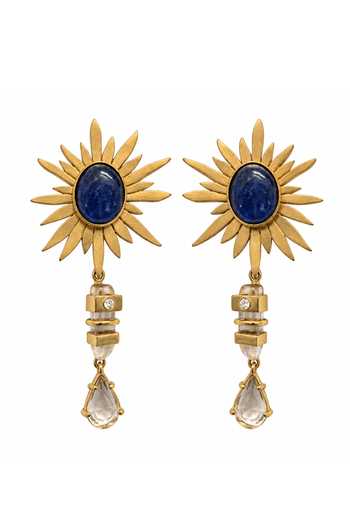 Suhani Pittie Tanzanite Summer Night City Earrings 