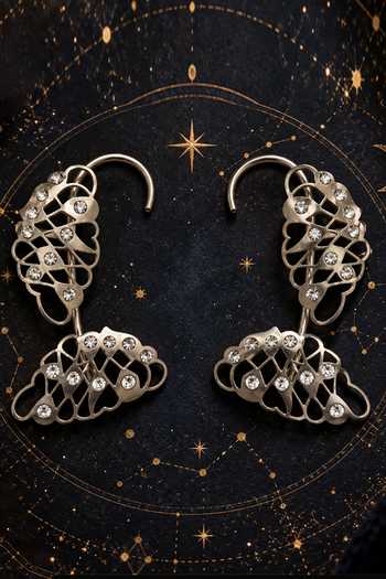 Suhani Pittie Silver Plated The Starlight Wing Ear Cuffs Online at Aza Fashions Suhani Pittie_Silver Plated The Starlight Wing Ear Cuffs _Online_at_Aza_Fashions