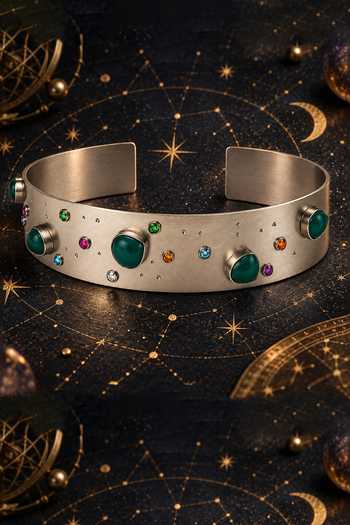 Suhani Pittie Green Onyx Comet Trail Necklace